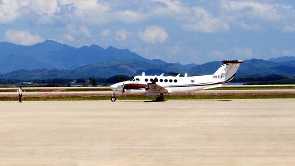 Van Don International Airport serves first flight