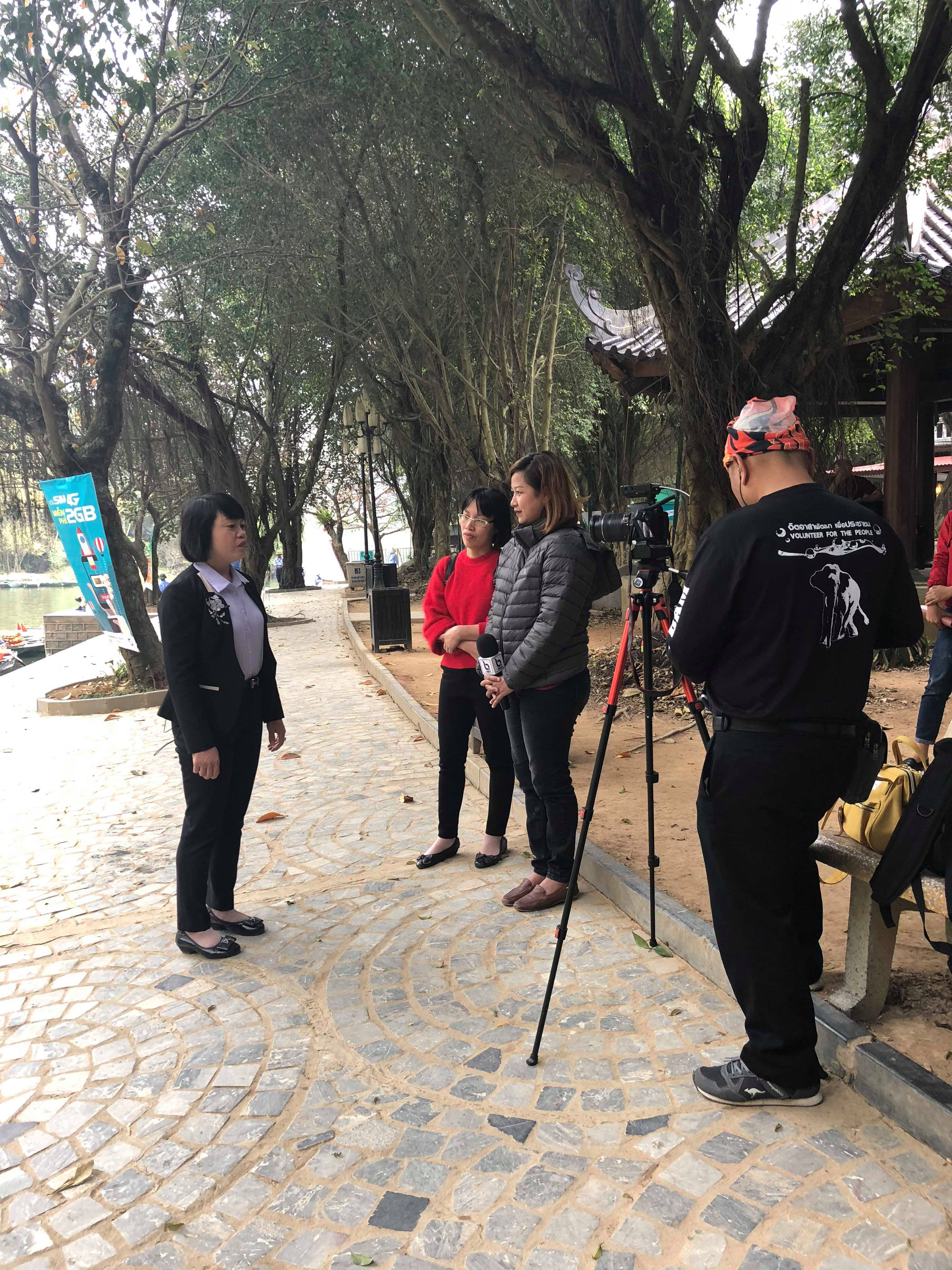 Thailand’s Government Public Relations Department (PRD) broadcast and televised Trang An Landscape Complex