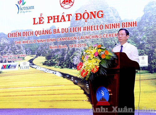 Ceremony to announce the program #HelloNinhBinh