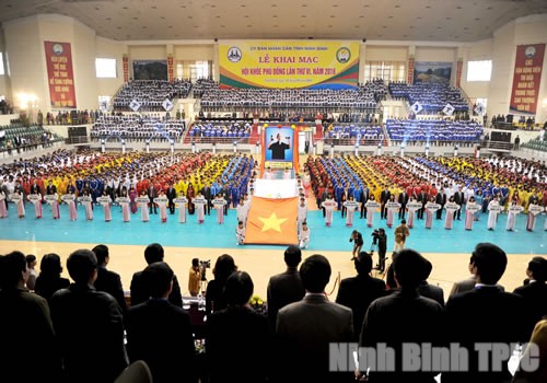 Ninh Binh Phu Dong Sport Festival 2016 begins