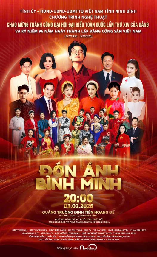 Chương trình nghệ thuật “Đón ánh bình minh” – Dấu ấn chào mừng sự kiện trọng đại của đất nước