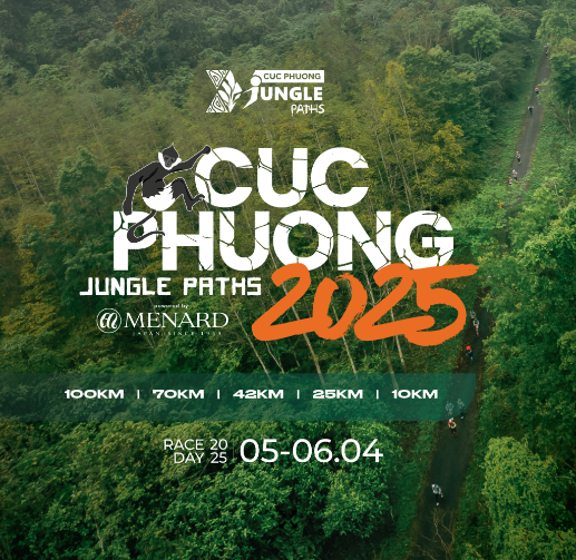 Chào đón giải chạy Cuc Phuong Jungle Paths 2025 tại Ninh Bình