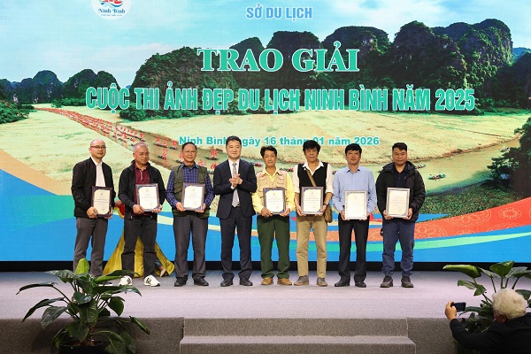Trao giải Cuộc thi “Ảnh đẹp Du lịch Ninh Bình” năm 2025