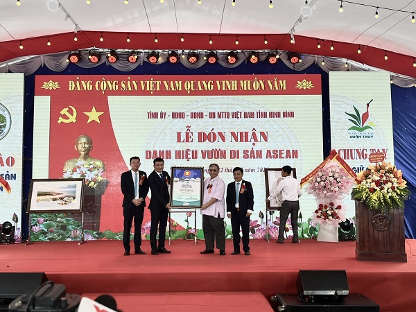 Vườn quốc gia Xuân Thủy tổ chức lễ đón nhận danh hiệu Vườn Di sản ASEAN